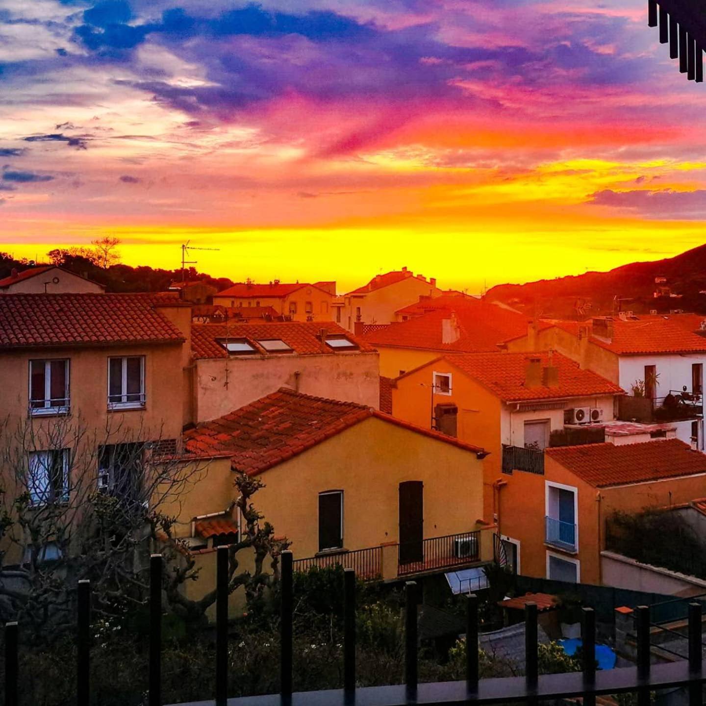 1Br Apartment T2 54M2 Onde Marine 2Nd Floor Lift Wifi Ac Parking Port Vendres Luaran gambar