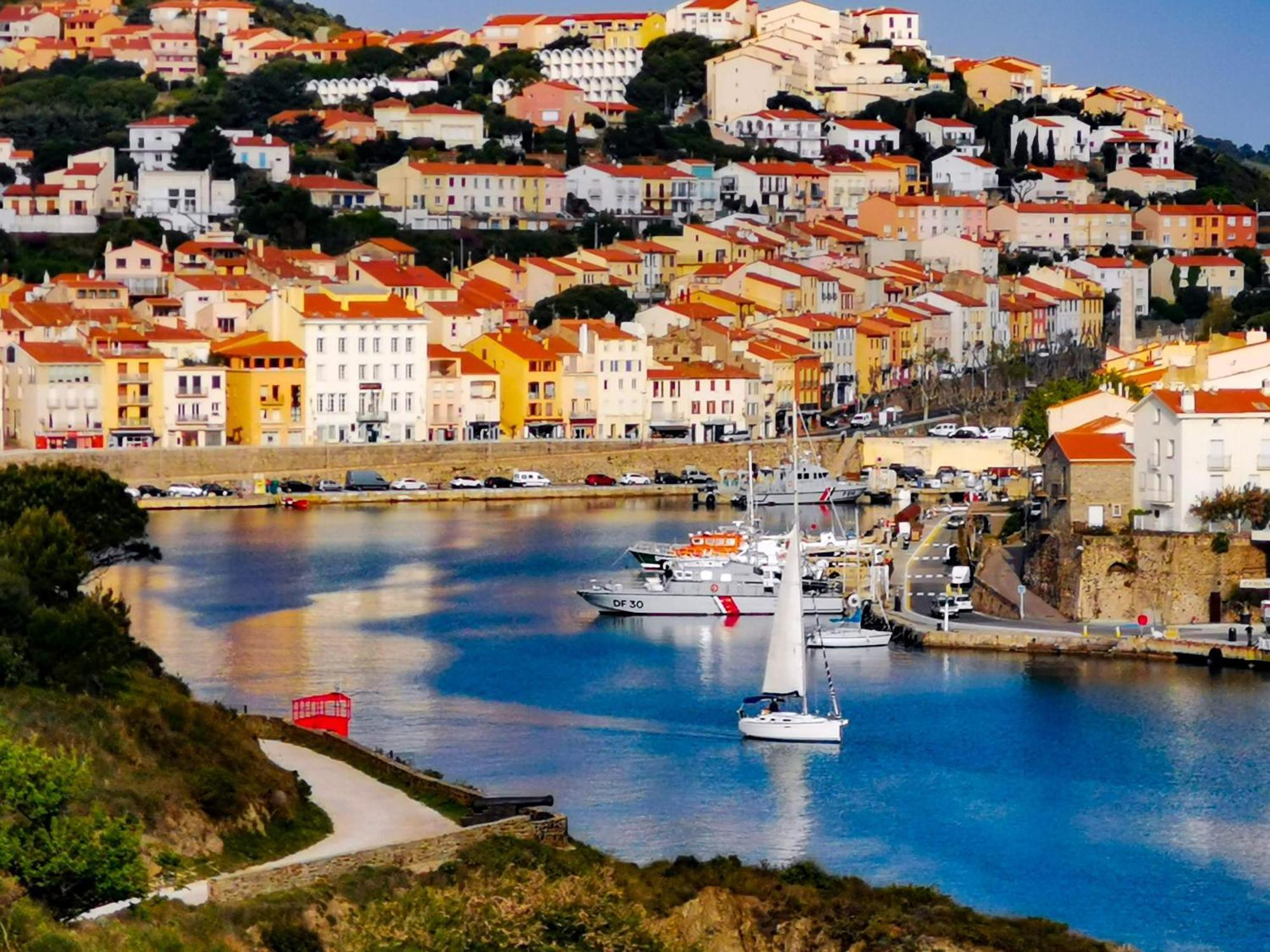 1Br Apartment T2 54M2 Onde Marine 2Nd Floor Lift Wifi Ac Parking Port Vendres Luaran gambar