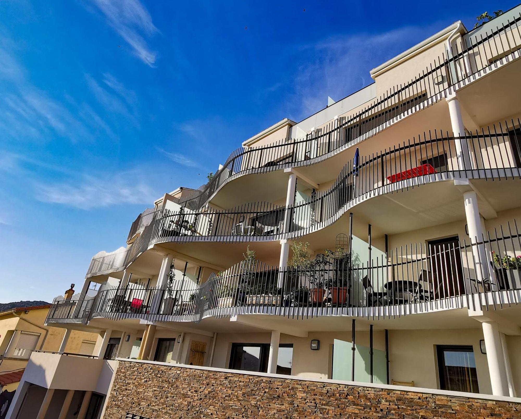 1Br Apartment T2 54M2 Onde Marine 2Nd Floor Lift Wifi Ac Parking Port Vendres Luaran gambar
